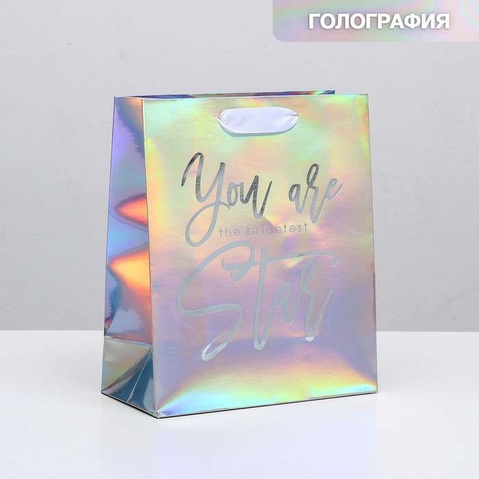 Пакет голографический вертикальный «Star», 25 × 21 × 10 см
Пакет голографический вертикальный «Star», 25 × 21 × 10 см