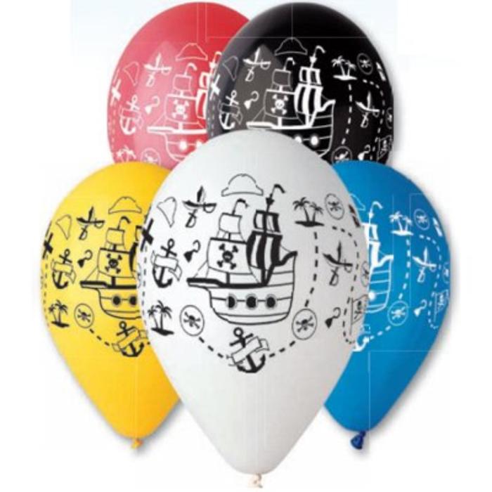 Шар латексный 12" «Пиратский корабль», шелкография, пастель, набор 25 шт.
Шар латексный 12" «Пиратский корабль», шелкография, пастель, набор 25 шт.