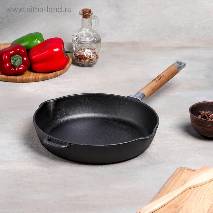 Сковорода чугунная, d=26 см, съёмная ручка, со сливом
Сковорода чугунная, d=26 см, съёмная ручка, со сливом