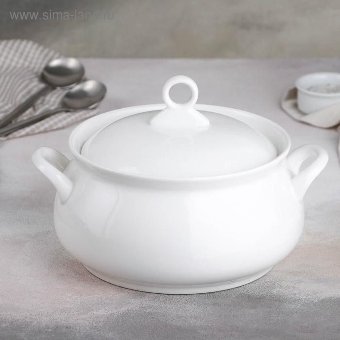 Супница «Бланш», 2,5 л, цвет белый
Супница «Бланш», 2,5 л, цвет белый
