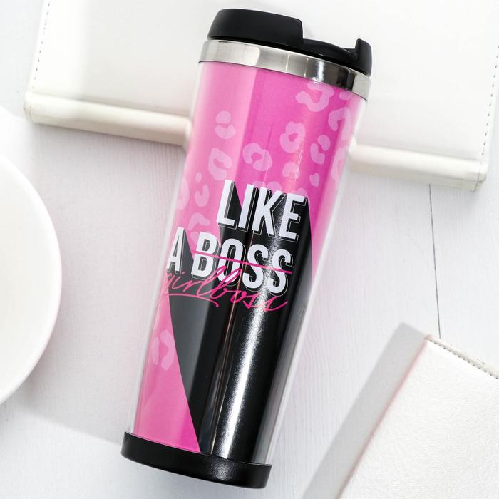 Термостакан со сменной вставкой "Like a boss", 400 мл
Термостакан со сменной вставкой "Like a boss", 400 мл