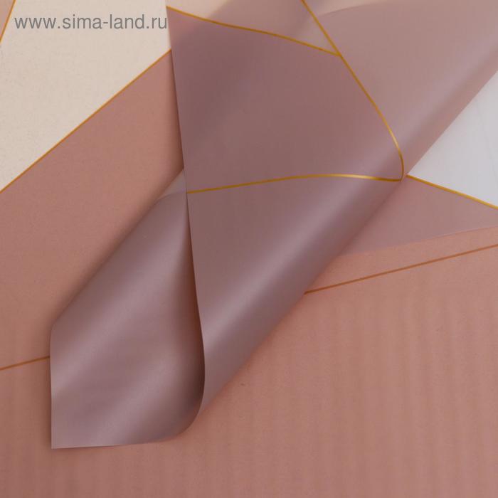 Плёнка матовая "Геометрия" пудра, 0,58 х 0,58 м
Плёнка матовая "Геометрия" пудра, 0,58 х 0,58 м