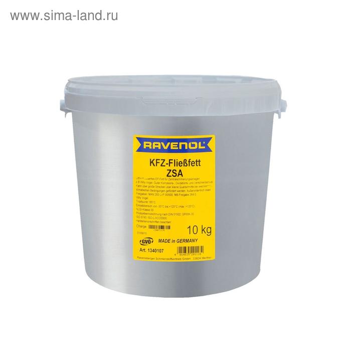 Смазка для централиз. систем RAVENOL KFZ-Fliessfett ZSA, 10кг
Смазка для централиз. систем RAVENOL KFZ-Fliessfett ZSA, 10кг