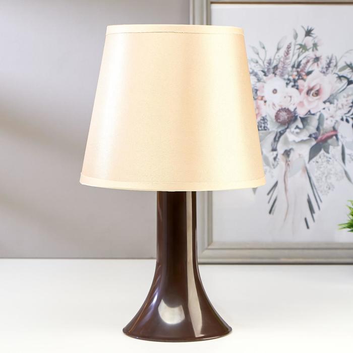 Лампа настольная 72204 1хЕ14 15Вт коричневый/белый d=16,5 см, h=27,5 см
Лампа настольная 72204 1хЕ14 15Вт коричневый/белый d=16,5 см, h=27,5 см