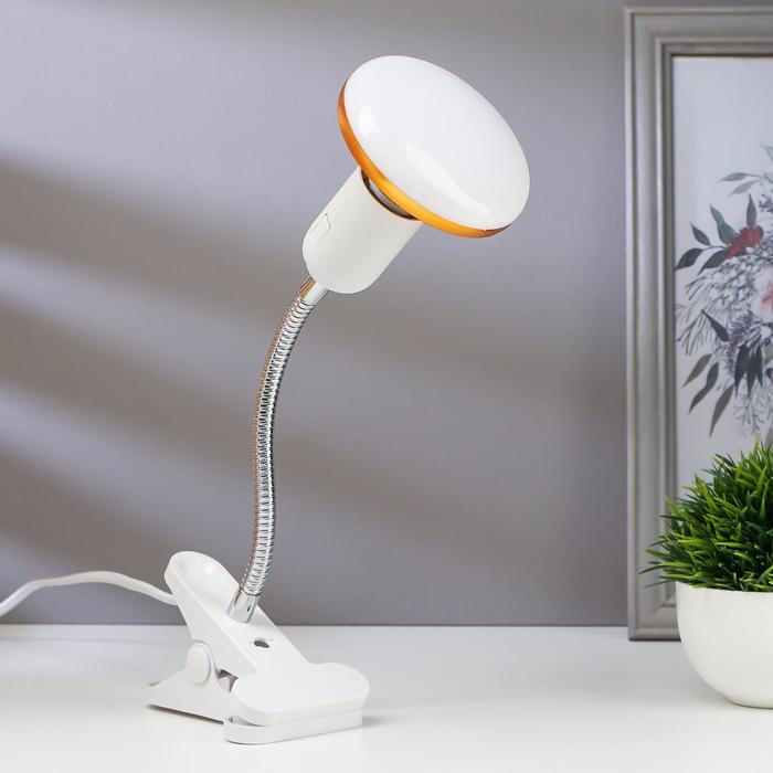 Лампа настольная светодиодная на прищепке 1х12Вт Е27 LED 100Лм шнур 1.1м штанга 17см белый
Лампа настольная светодиодная на прищепке 1х12Вт Е27 LED 100Лм шнур 1.1м штанга 17см белый