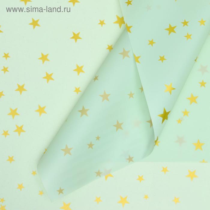 Пленка матовая "Золотые звезды" зеленый, 0,58 х 0,58 м
Пленка матовая "Золотые звезды" зеленый, 0,58 х 0,58 м