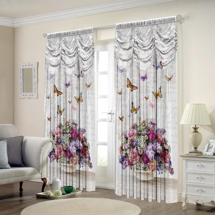 Комплект штор Биение сердец 150х325 см-2 шт, габардин, пэ 100%, 145г/м2
Комплект штор Биение сердец 150х325 см-2 шт, габардин, пэ 100%, 145г/м2