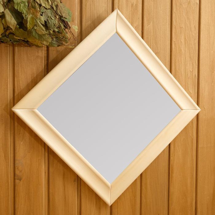 Зеркало настенное в багете, из липы 30×30см
Зеркало настенное в багете, из липы 30×30см