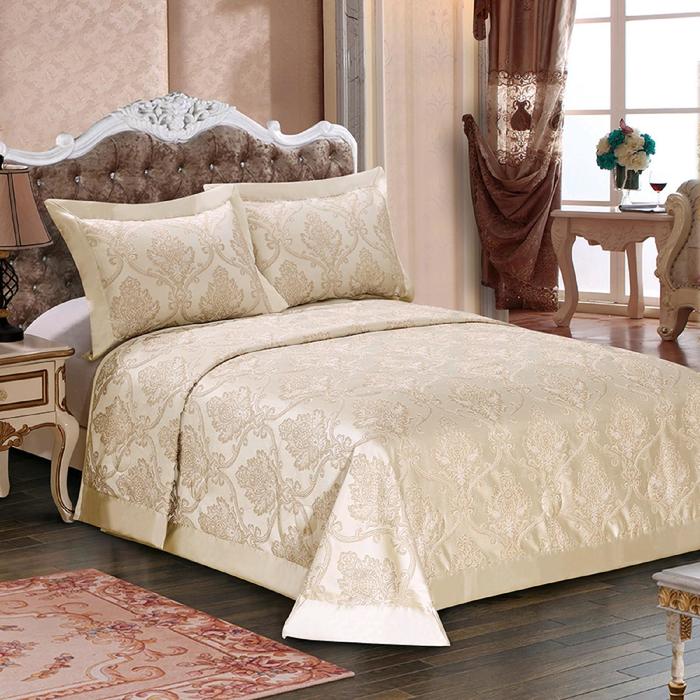 Комплект: покрывало 230 х 250 см, 50 х 70 см - 2 шт, бежевый
Комплект: покрывало 230 х 250 см, 50 х 70 см - 2 шт, бежевый