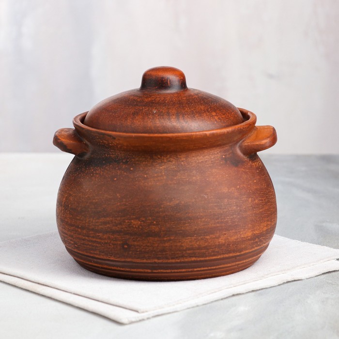 Горшок духовой "Кастрюля Польская", гладкий, красная глина, 2 л
Горшок духовой "Кастрюля Польская", гладкий, красная глина, 2 л