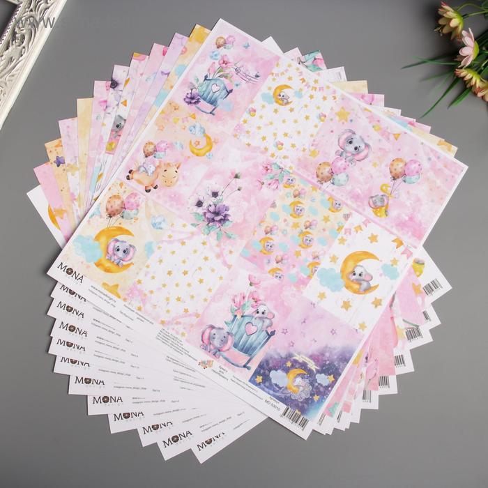 Набор бумаги для скрапбукинга "Колыбельная для дочки" 12 листов 30.5х30.5см 190гр/м2
Набор бумаги для скрапбукинга "Колыбельная для дочки" 12 листов 30.5х30.5см 190гр/м2