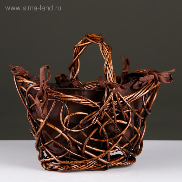 фото Корзина с ручкой "абстракция", 31х20/20х16х28 см