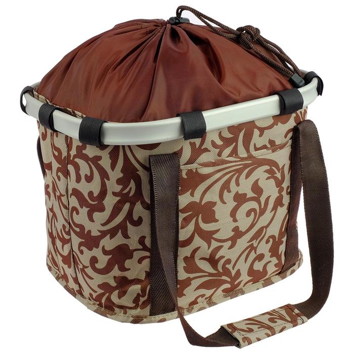 фото Корзина передняя eastman, быстросъёмная, цвет коричневый