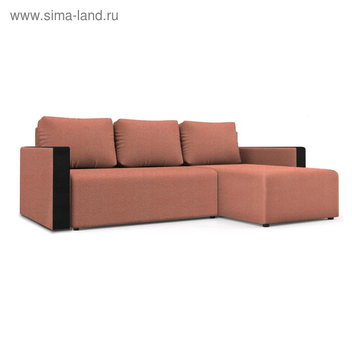 Угловой диван «Алиса 3», еврокнижка, бельевой ящик, велюр, цвет shaggy salmon/marvel black
Угловой диван «Алиса 3», еврокнижка, бельевой ящик, велюр, цвет shaggy salmon/marvel black