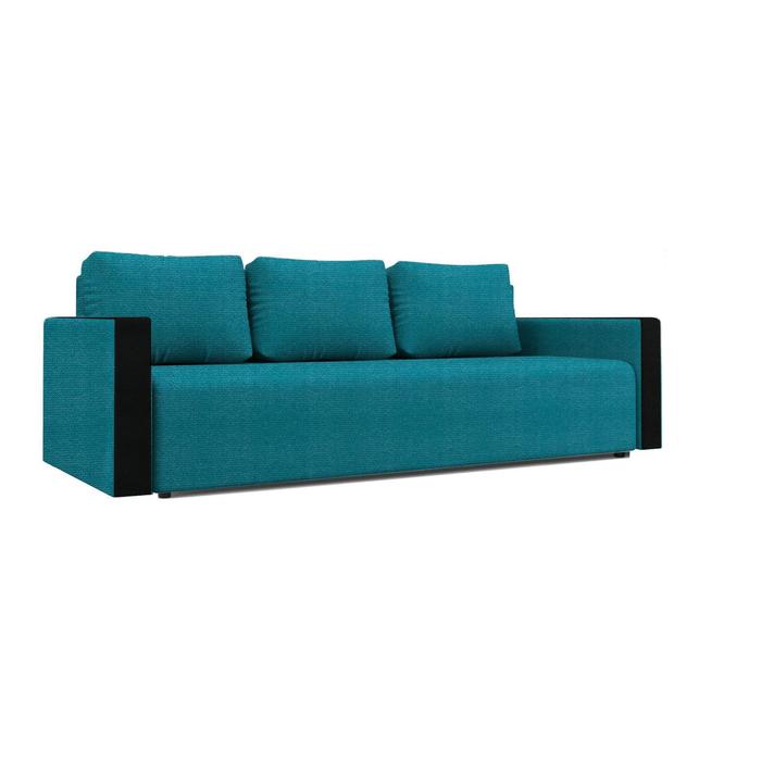 Диван «Алиса 4», еврокнижка, бельевой ящик, ткань велюр, цвет shaggy azure / marvel black 
Диван «Алиса 4», еврокнижка, бельевой ящик, ткань велюр, цвет shaggy azure / marvel black