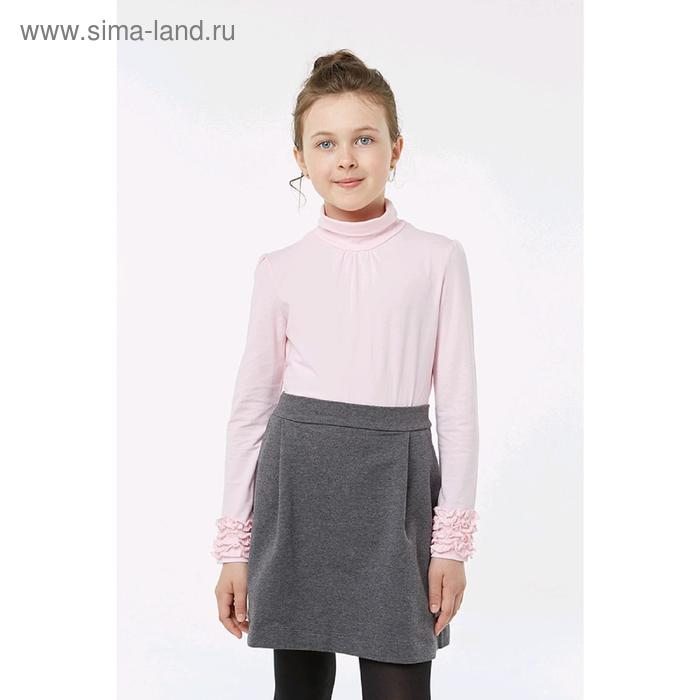 фото Водолазка для девочки, рост 122 см, цвет розовый umka
