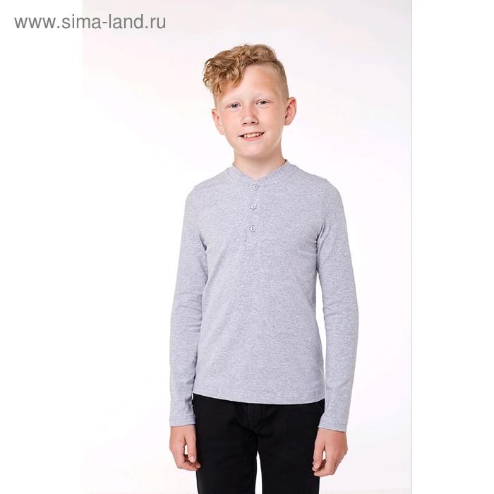 фото Рубашка для мальчика, рост 122 см, цвет меланж umka