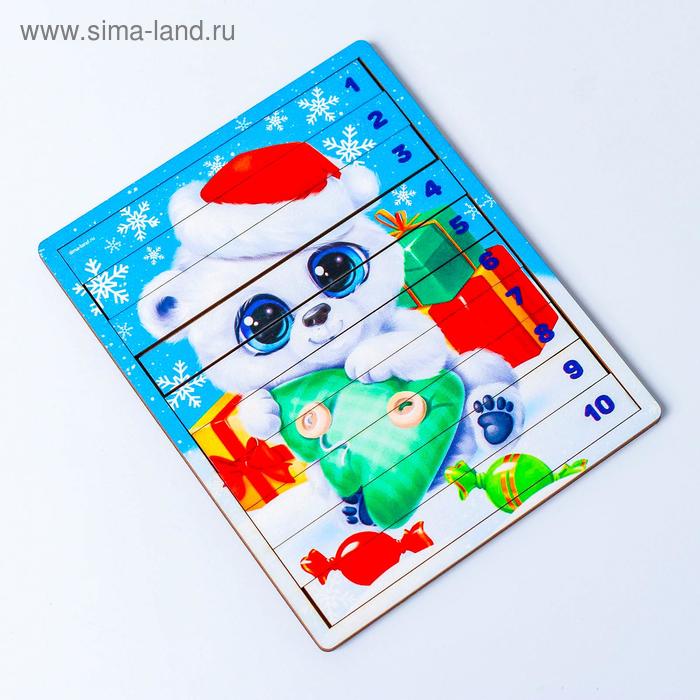 Логический пазл «Мишка на празднике»
Логический пазл «Мишка на празднике»