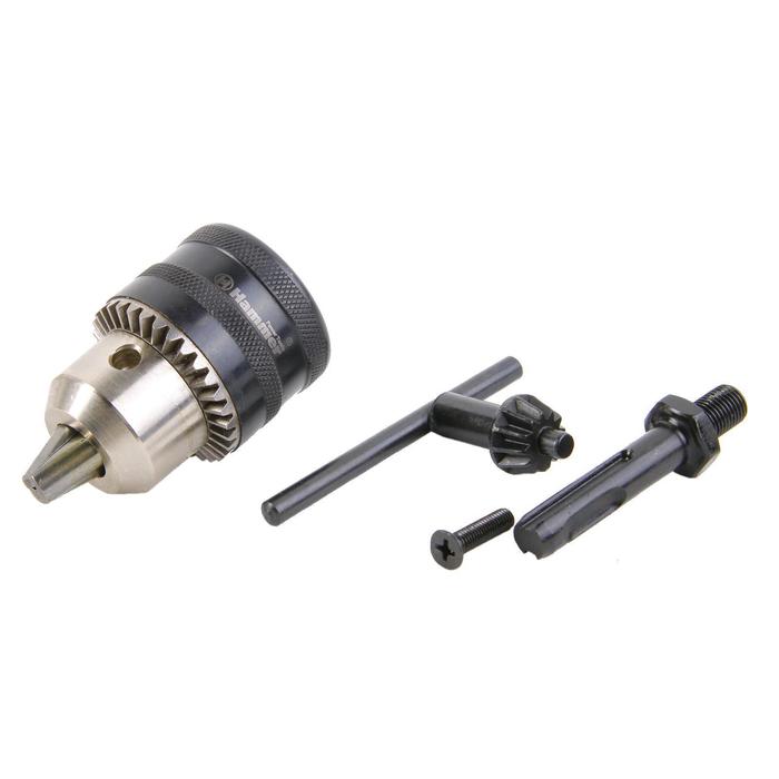 Патрон для дрели Hammer Flex 208-103, ключевой, 3.8''-24UNF, 1.5-13 мм + переходник SDS+
Патрон для дрели Hammer Flex 208-103, ключевой, 3.8''-24UNF, 1.5-13 мм + переходник SDS+