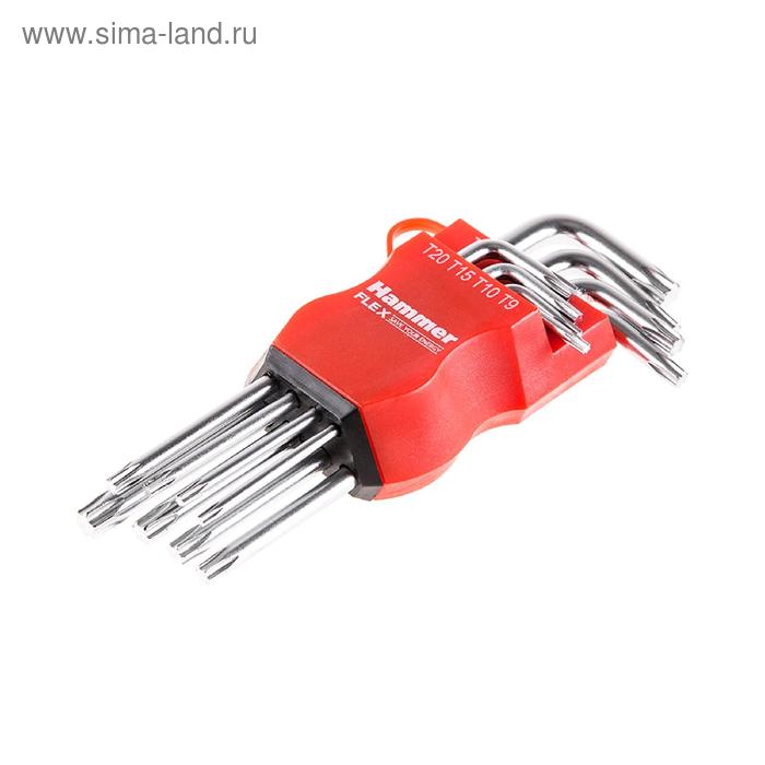 Набор торцевых ключей Hammer Flex 601-031, TORX, 8 шт., T9-T40, CRV
Набор торцевых ключей Hammer Flex 601-031, TORX, 8 шт., T9-T40, CRV