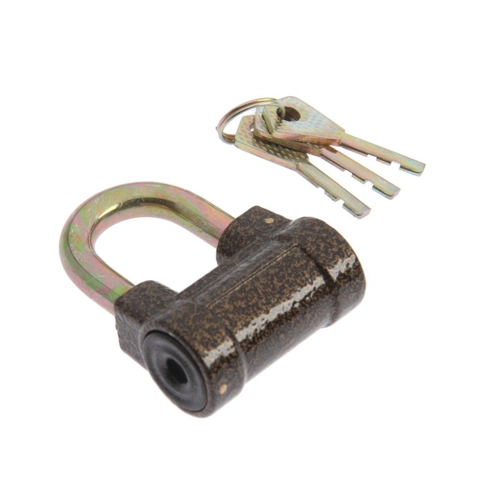 фото Замок навесной, тип 8, 60 мм, короткая дужка d= 9 мм, тундра