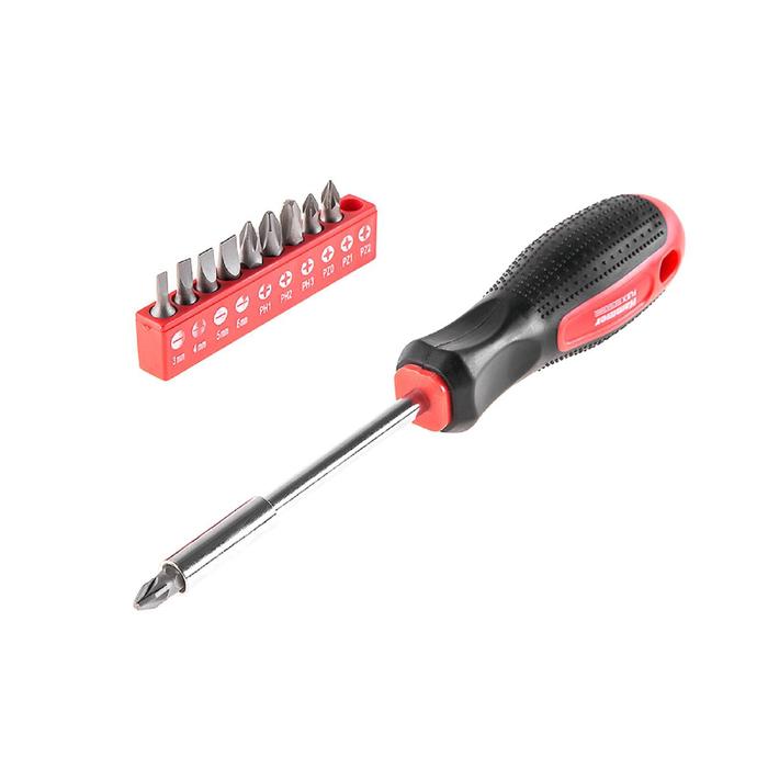 Отвертка Hammer Flex 601-036, с набором бит, 11 предметов, CRV
Отвертка Hammer Flex 601-036, с набором бит, 11 предметов, CRV