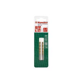 Сверло по металлу Hammer Flex 202-107, DIN338, HSS-G, TIN, d=3.3 мм, 65/36 мм, 2 шт.
Сверло по металлу Hammer Flex 202-107, DIN338, HSS-G, TIN, d=3.3 мм, 65/36 мм, 2 шт.