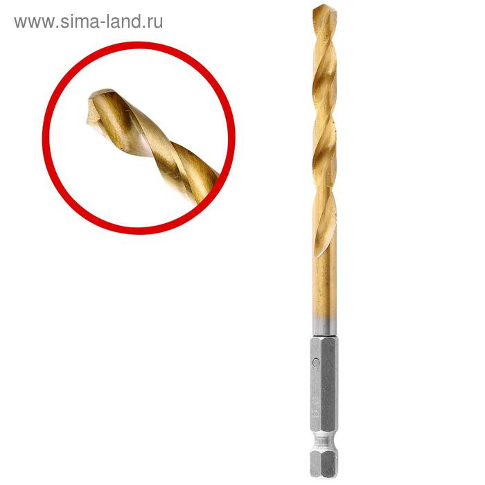 Сверло по металлу Hammer Flex 202-810, HSS-4241, TIN, HEX, d=6 мм, 113 мм
Сверло по металлу Hammer Flex 202-810, HSS-4241, TIN, HEX, d=6 мм, 113 мм