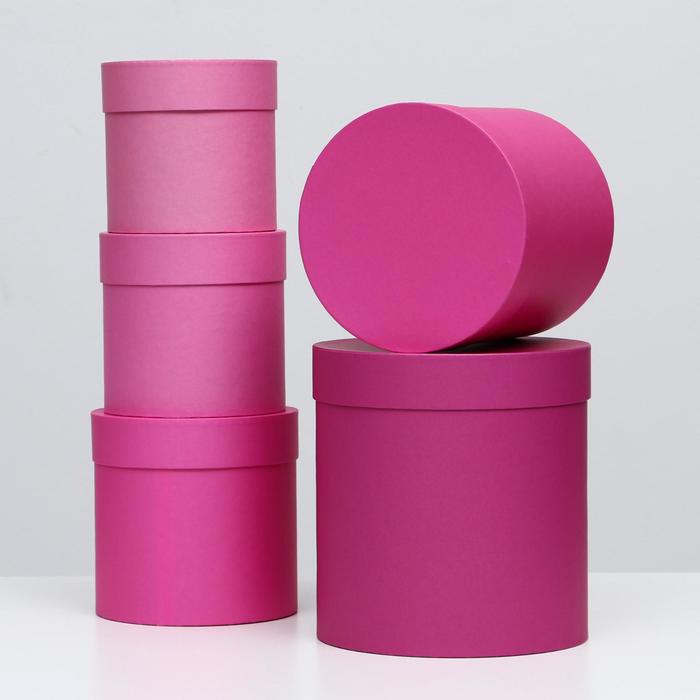 Набор круглых коробок 5 в 1 "Пантон 230", 23 х 23 х 25 - 15 х 15 х 15 см
Набор круглых коробок 5 в 1 "Пантон 230", 23 х 23 х 25 - 15 х 15 х 15 см