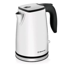Чайник электрический BRAYER BR1042, металл, 1.7 л, 2200 Вт, автоотключение, серебристый
Чайник электрический BRAYER BR1042, металл, 1.7 л, 2200 Вт, автоотключение, серебристый