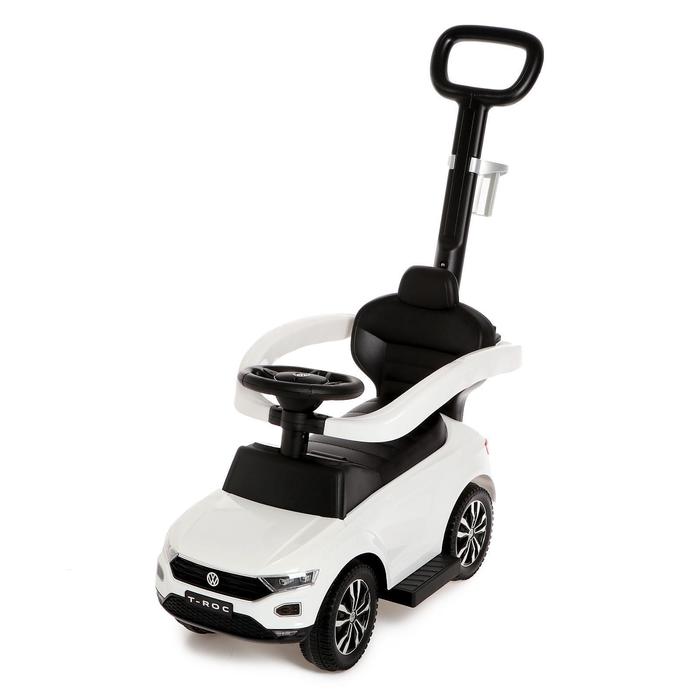 Толокар-каталка Volkswagen, с родительской ручкой, звук, цвет белый
Толокар-каталка Volkswagen, с родительской ручкой, звук, цвет белый