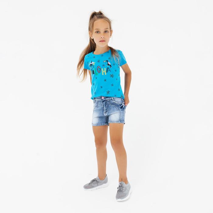 Шорты для девочки, цвет синий, рост 104 см 
Шорты для девочки, цвет синий, рост 104 см