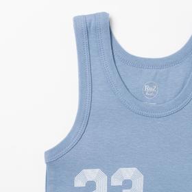 Комплект (майка, трусы) для мальчика, цвет синий, рост 134 см
Комплект (майка, трусы) для мальчика, цвет синий, рост 134 см