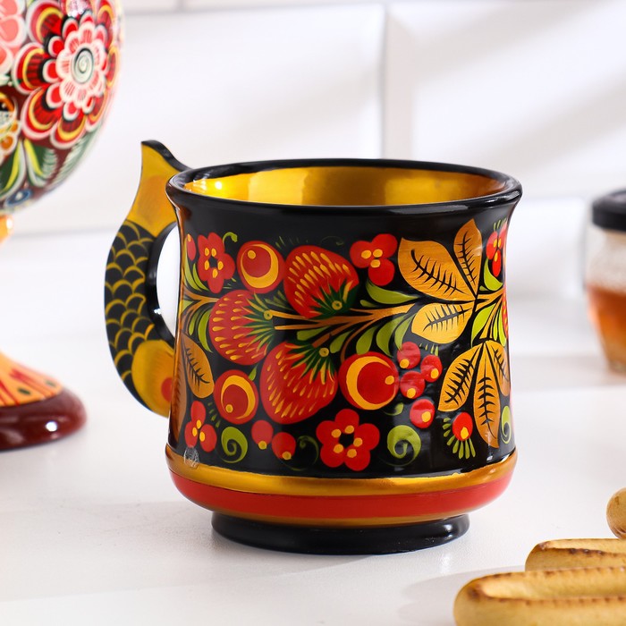 Кружка пивная, 0,4 л., 11х10 см, хохлома
Кружка пивная, 0,4 л., 11х10 см, хохлома