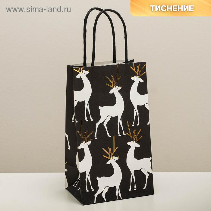 Пакет подарочный крафтовый Happy New Year, 12 × 21 × 9 см
Пакет подарочный крафтовый Happy New Year, 12 × 21 × 9 см