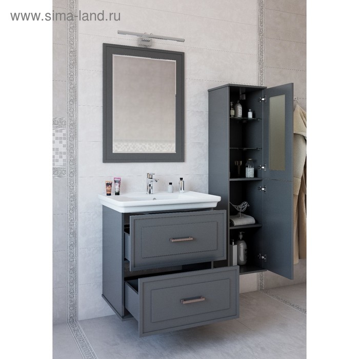 фото Тумба модена 75 (с) с раковиной дуглас 75 sanflor