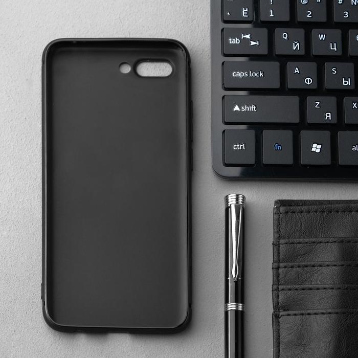 фото Чехол innovation, для huawei honor 10, силиконовый, матовый, черный