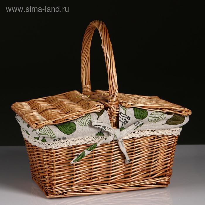 фото Корзина 31х21х18hх14hх32hhх25х15b см, ива