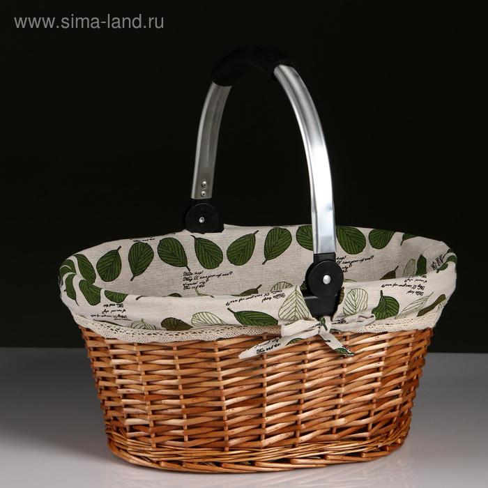 фото Корзина 40х30х19.5hх32х22b см, ива