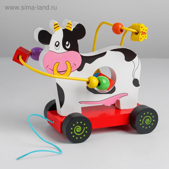 Развивающая игра 2 в 1: каталка + серпантинка «Коровка», 25 × 17 × 9.6 см
Развивающая игра 2 в 1: каталка + серпантинка «Коровка», 25 × 17 × 9.6 см