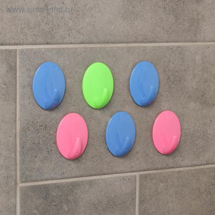 Набор крючков на липучке «Классика», 6 шт, цвет МИКС
Набор крючков на липучке «Классика», 6 шт, цвет МИКС