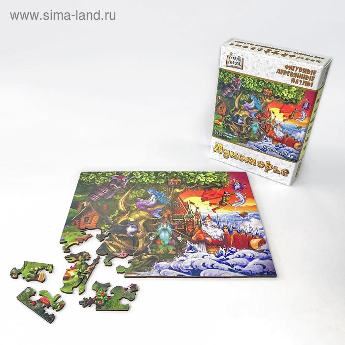 Страна сказок Фигурный деревянный пазл «Лукоморье»
Страна сказок Фигурный деревянный пазл «Лукоморье»