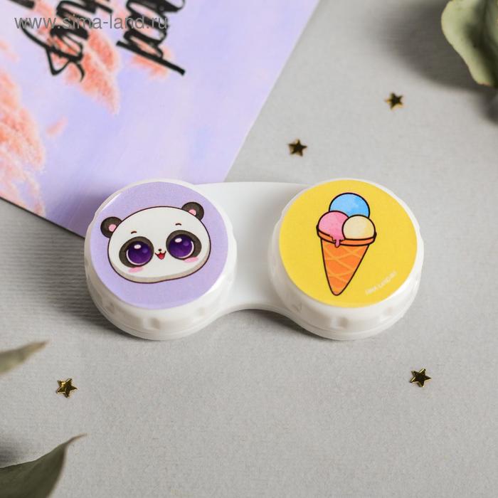 Контейнер для контактных линз "Панда", 6,3 х 2,5 см
Контейнер для контактных линз "Панда", 6,3 х 2,5 см