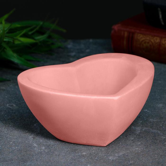 Кашпо Сердечко, розовое, 10 х 12,5 х 6 см
Кашпо Сердечко, розовое, 10 х 12,5 х 6 см