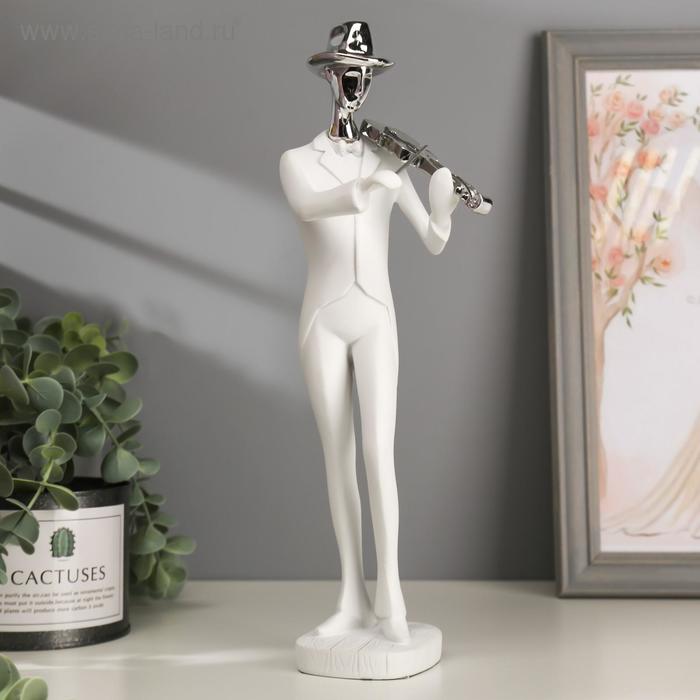 Сувенир полистоун "Музыкант со скрипкой" белый с серебром 29,5х9,5х10,3 см
Сувенир полистоун "Музыкант со скрипкой" белый с серебром 29,5х9,5х10,3 см