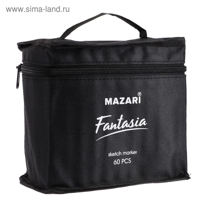 Маркеры для скетчинга двусторонние Mazari Fantasia, 60 цветов 
Маркеры для скетчинга двусторонние Mazari Fantasia, 60 цветов