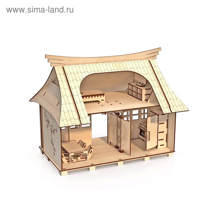 Конструктор-кукольный домик «Сакура» с мебелью
Конструктор-кукольный домик «Сакура» с мебелью