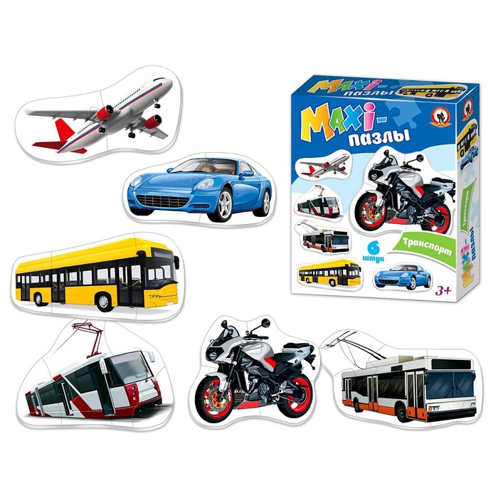 Макси-пазлы «Транспорт»
Макси-пазлы «Транспорт»