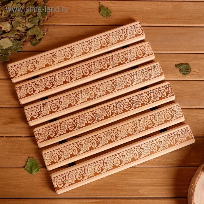 Коврик - сидушка, "Русские узоры" 34х34х1,5 см
Коврик - сидушка, "Русские узоры" 34х34х1,5 см