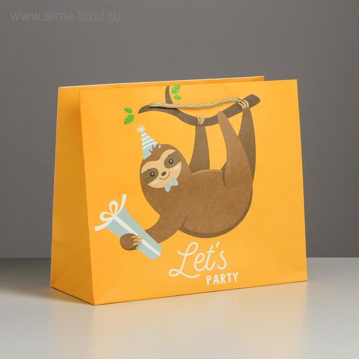 Пакет подарочный «Let`s party», 27 х 23 х 11,5 см
Пакет подарочный «Let`s party», 27 х 23 х 11,5 см